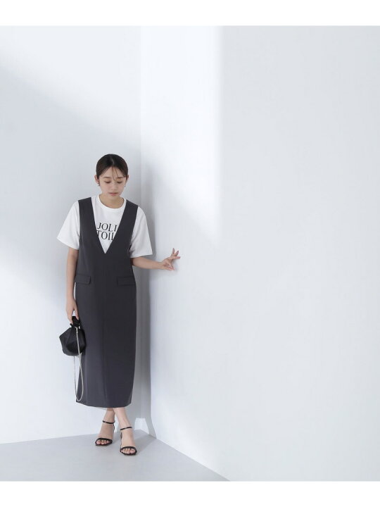 楽天市場】【SALE／50%OFF】Vネックストレートジャンスカ NATURAL 