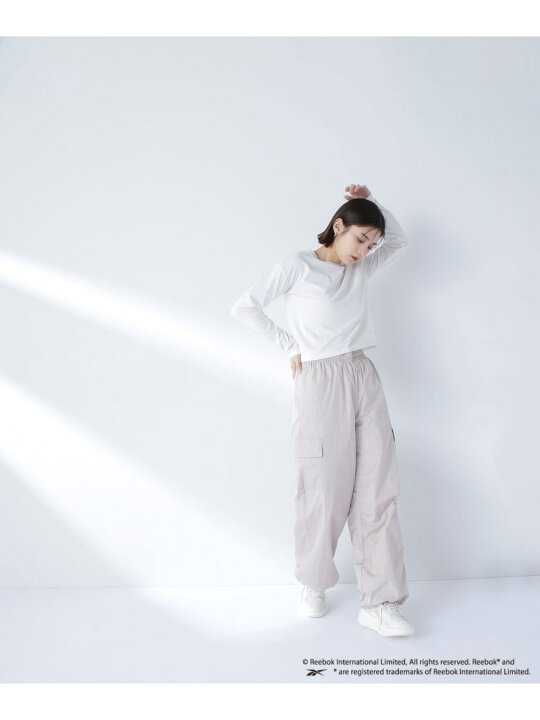 楽天市場】Reebok ナイロンワッシャーパンツ NATURAL BEAUTY BASIC 
