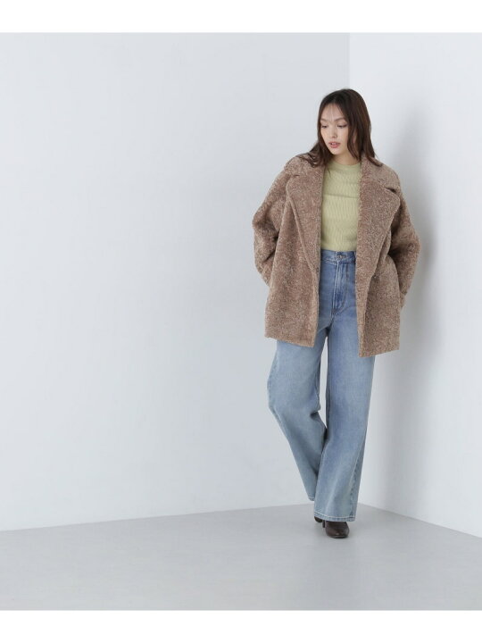楽天市場】ボアハーフコート 24AW NATURAL BEAUTY BASIC ナチュラル 