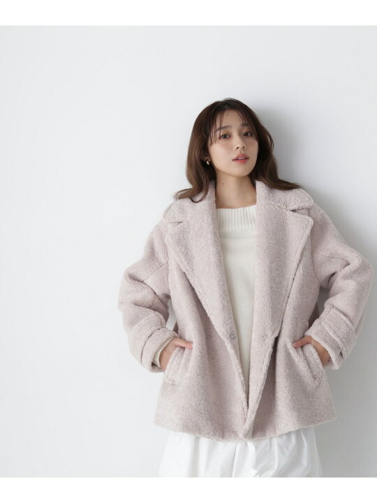 値下げvia j ボアハーフコート CANAL JEAN キャナルジーン Via j  