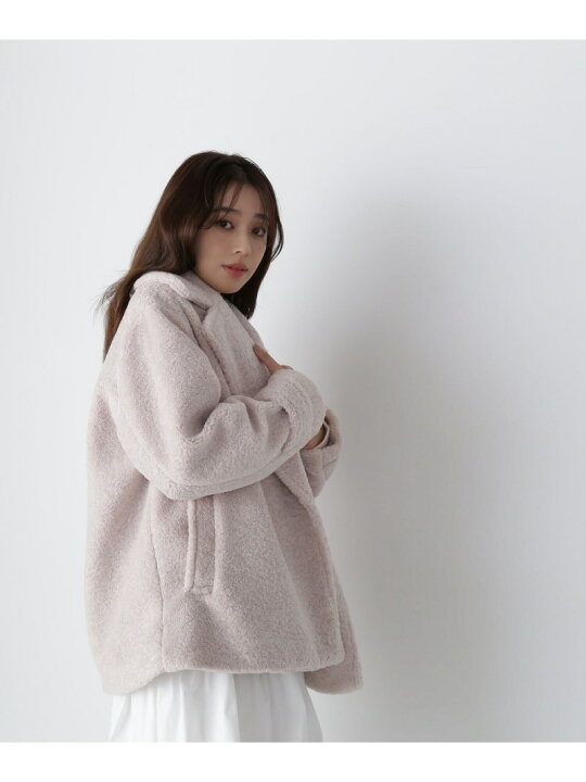 楽天市場】ボアハーフコート 24AW NATURAL BEAUTY BASIC ナチュラル 
