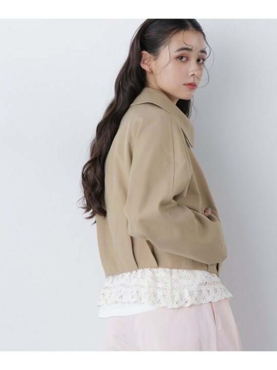 楽天市場】＜N.＞ステンカラーフォルムブルゾン NATURAL BEAUTY BASIC 