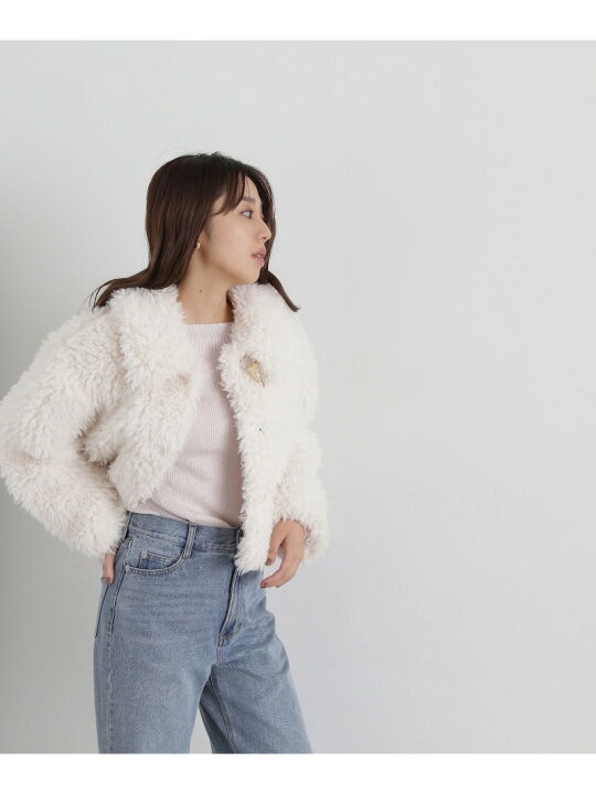 楽天市場】【SALE／30%OFF】カーリーフェイクファーブルゾン 24AW 
