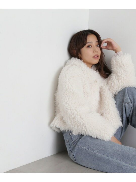楽天市場】【SALE／30%OFF】カーリーフェイクファーブルゾン 24AW 