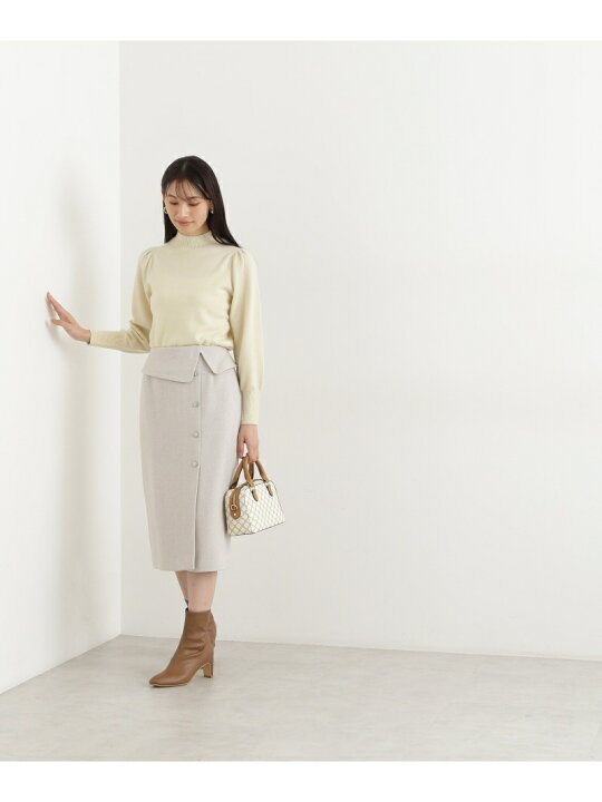 楽天市場】【SALE／60%OFF】ウエストフラップナロースカート NATURAL 