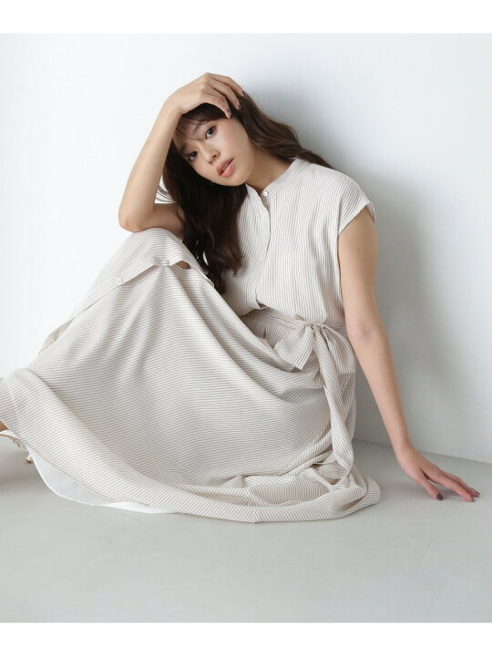 楽天市場】シアーストライプシャツワンピース NATURAL BEAUTY BASIC 