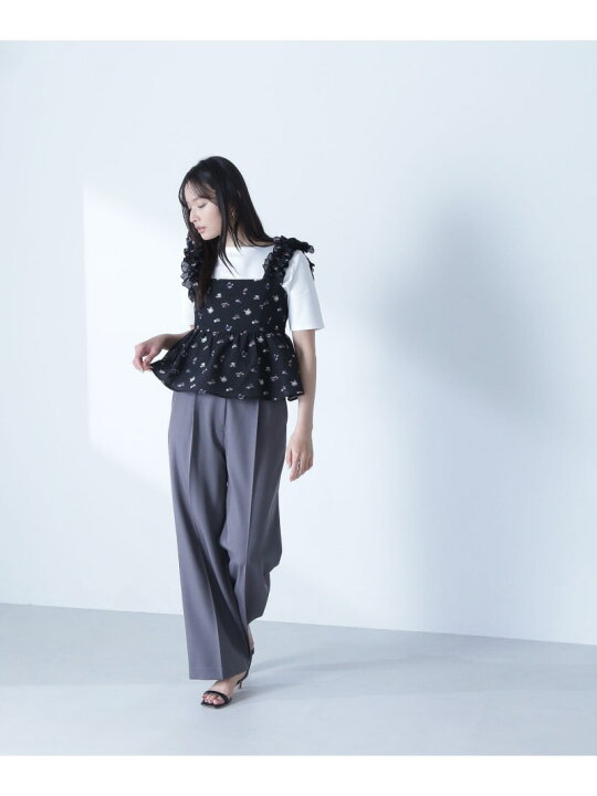 楽天市場】【SALE／30%OFF】フリルショルダージャガードキャミソール 