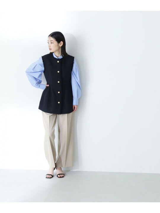 楽天市場】【SALE／50%OFF】スプリングツイード ペプラムジレ NATURAL 