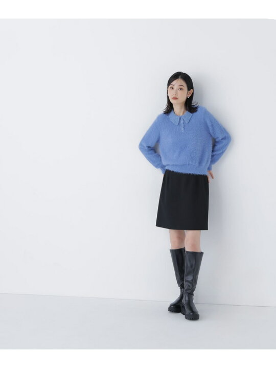 楽天市場】【SALE／10%OFF】シャギーポロニット NATURAL BEAUTY BASIC 