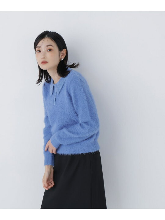 楽天市場】【SALE／10%OFF】シャギーポロニット NATURAL BEAUTY BASIC 