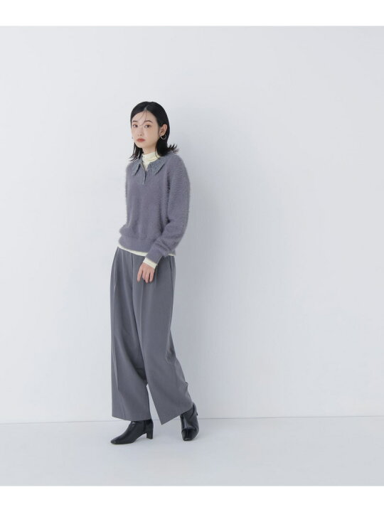 楽天市場】【SALE／10%OFF】シャギーポロニット NATURAL BEAUTY BASIC 