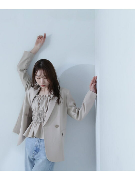 楽天市場】【SALE／50%OFF】ライトダブルジャケット NATURAL BEAUTY 