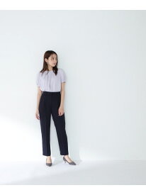 ドビーツイル SETUP テーパードパンツ NATURAL BEAUTY BASIC ナチュラルビューティベーシック パンツ その他のパンツ ネイビー【送料無料】[Rakuten Fashion]