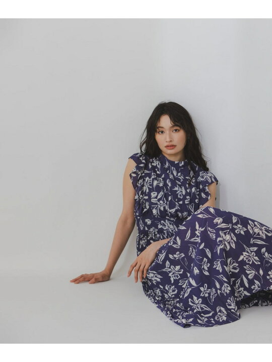 楽天市場】バイカラーフラワー楊柳プリーツワンピース NATURAL BEAUTY
