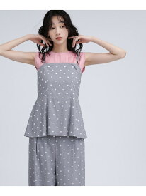 【SALE／30%OFF】ドット刺繍キャミビスチェ NATURAL BEAUTY BASIC ナチュラルビューティベーシック トップス シャツ・ブラウス グレー【RBA_E】【送料無料】[Rakuten Fashion]