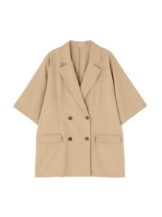 楽天市場】【SALE／30%OFF】ハーフスリーブダブルジャケット* NATURAL 