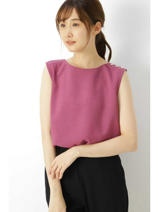 楽天市場】【SALE／50%OFF】[洗える]ノースリブラウス NATURAL BEAUTY 