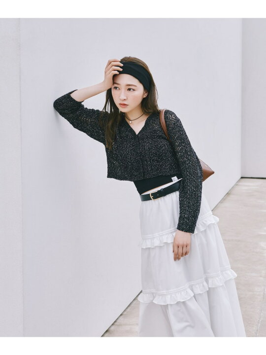 楽天市場】【SALE/50%OFF】ティアードフリルスカート NATURAL