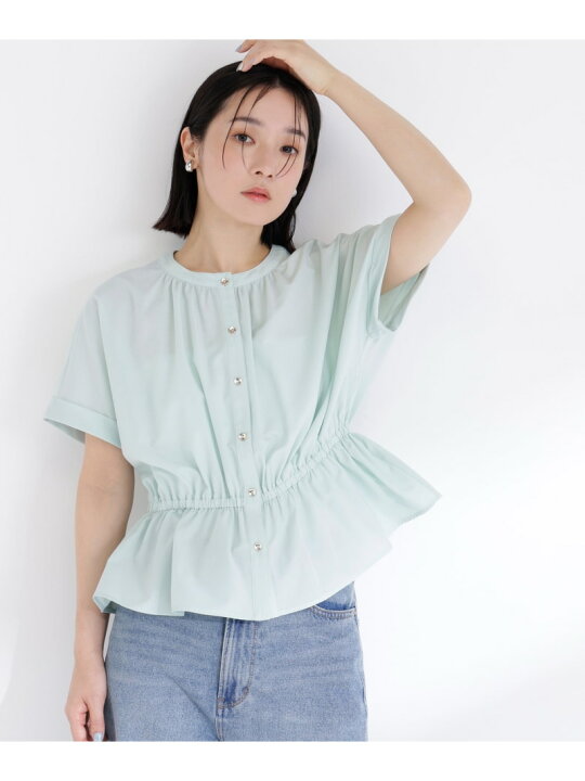 楽天市場】＜ちょうど,いい服＞きゅっとふわっと.全部盛りブラウス 