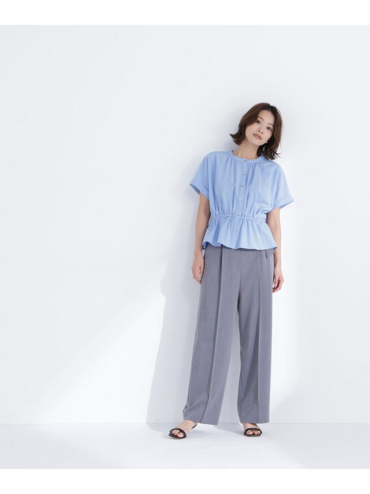 楽天市場】＜ちょうど,いい服＞きゅっとふわっと.全部盛りブラウス 