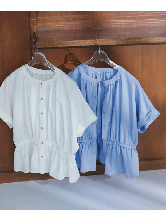 楽天市場】＜ちょうど,いい服＞きゅっとふわっと.全部盛りブラウス 