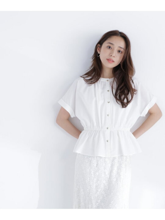 楽天市場】＜ちょうど,いい服＞きゅっとふわっと.全部盛りブラウス 