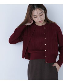 3シーズン無敵アンサンブル NATURAL BEAUTY BASIC ナチュラルビューティベーシック トップス カーディガン グレー ホワイト ネイビー【送料無料】[Rakuten Fashion]
