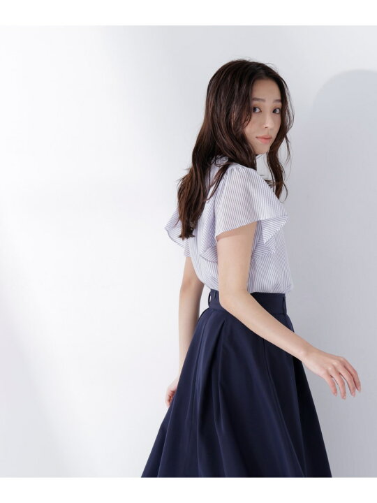 楽天市場】シアーストライプブラウス NATURAL BEAUTY BASIC ナチュラル 