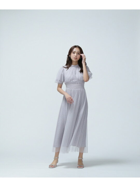 楽天市場】【SALE／50%OFF】ドットチュールレイヤードワンピース 