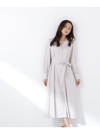 【SALE／50%OFF】リボンベルテッドシャツワンピース NATURAL BEAUTY BASIC ナチュラルビューティベーシック ワンピース・ドレス ワンピース ネイビー【RBA_E】【送料無料】[Rakuten Fashion]