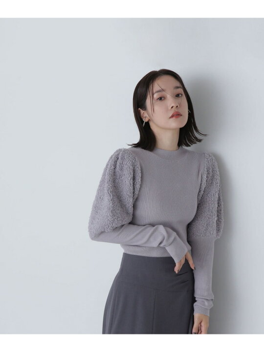 楽天市場】【SALE／30%OFF】ブークレーパフスリーブニット 24AW 
