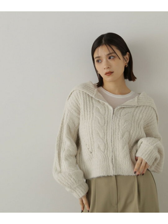 楽天市場】ビッグカラージップカーディガン NATURAL BEAUTY BASIC 