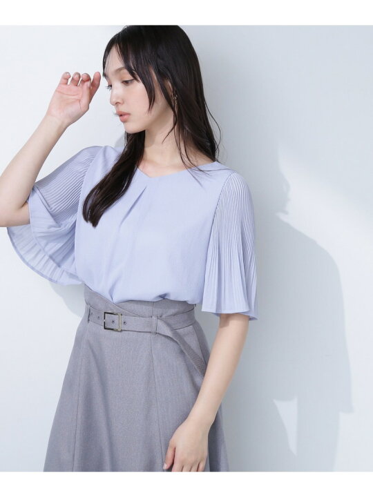 楽天市場】【SALE／10%OFF】フレアスリーブ楊柳ブラウス NATURAL