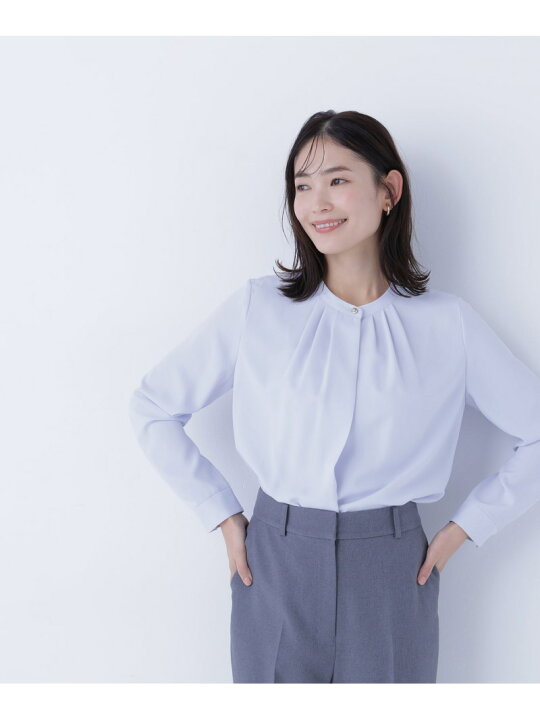 楽天市場】フロントタックブラウス NATURAL BEAUTY BASIC ナチュラル 