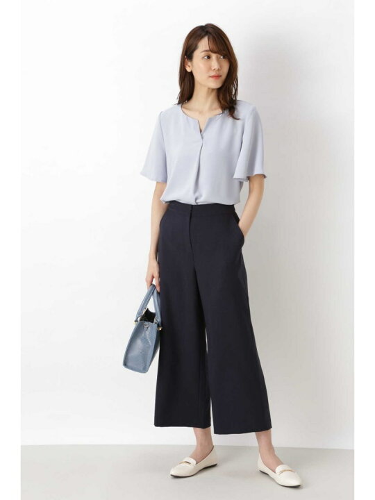楽天市場】【SALE／40%OFF】｜with 6月号掲載｜サテンダブルクロス半袖  