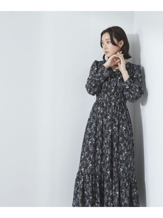楽天市場】【SALE／60%OFF】ガーデンプリントギャザーワンピース  