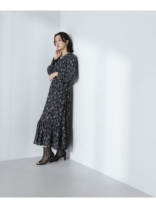 楽天市場】【SALE／60%OFF】ガーデンプリントギャザーワンピース  