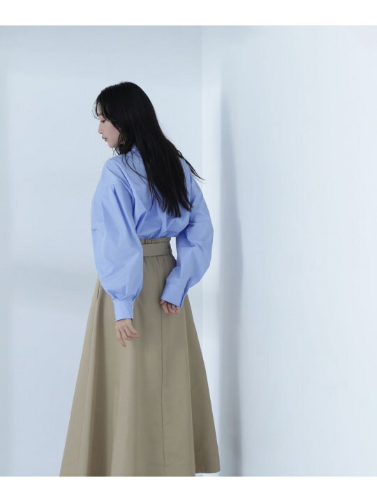 楽天市場】【SALE／50%OFF】ベルテッドフォルムフレアスカート NATURAL  