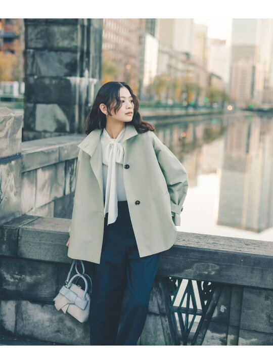 楽天市場】【SALE／50%OFF】スタンドネックハーフコート NATURAL 