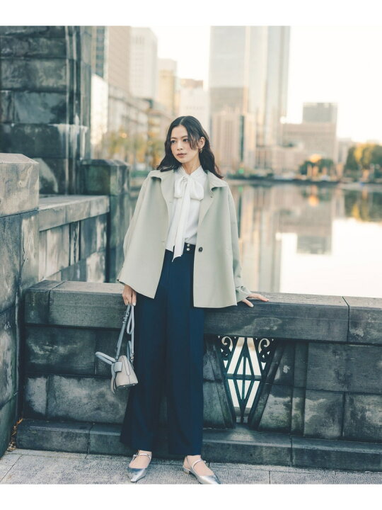 楽天市場】【SALE／50%OFF】スタンドネックハーフコート NATURAL 