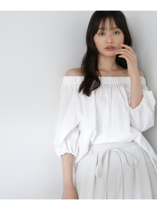 楽天市場】【SALE／50%OFF】オフショルチュニックブラウス NATURAL 