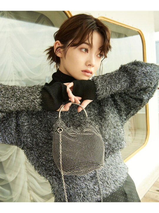 楽天市場】【SALE／30%OFF】ラメシャギーニット NATURAL BEAUTY BASIC 