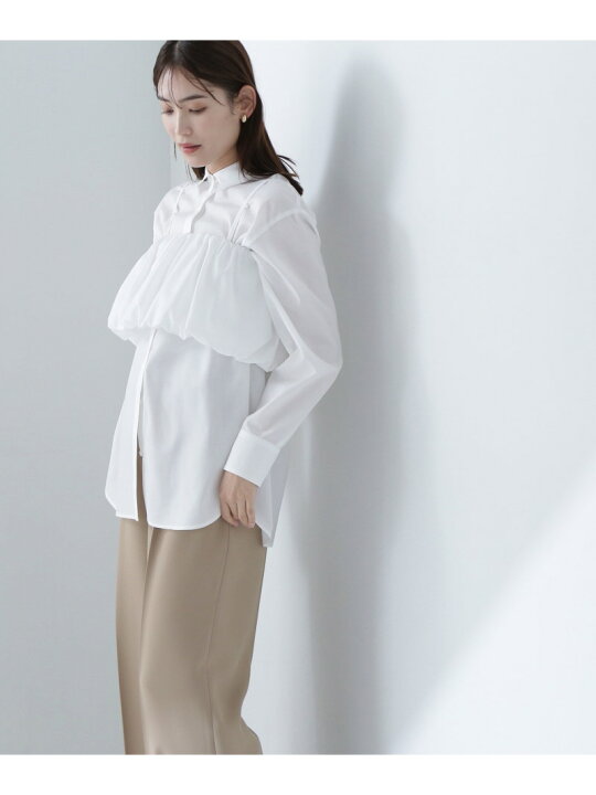 楽天市場】【SALE／60%OFF】バルーンビスチェセットシャツ NATURAL 