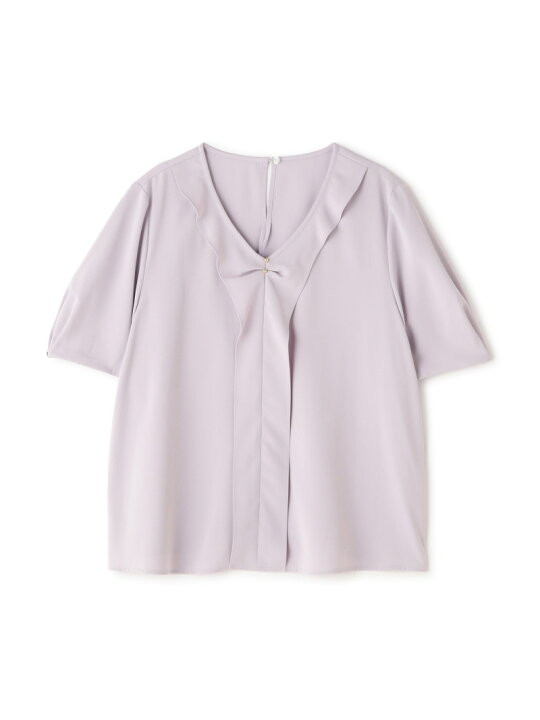 楽天市場】【SALE／10%OFF】Vネックメタルポイントブラウス NATURAL NBB メタルポイントＶネックブラウス