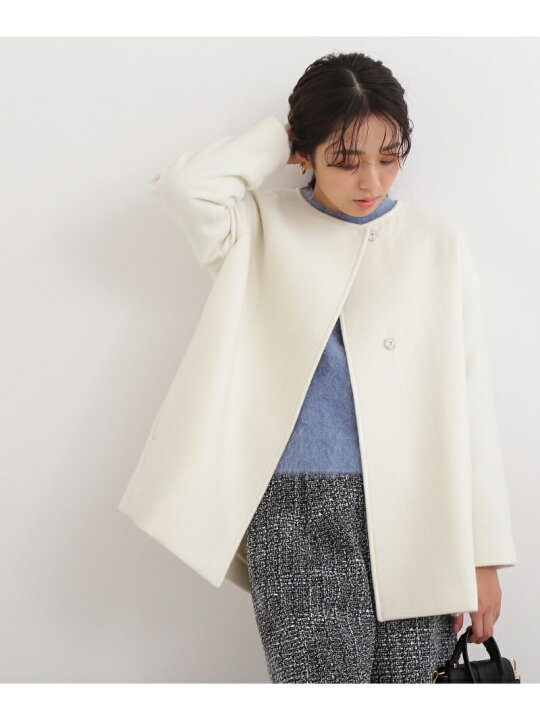 楽天市場】【SALE／50%OFF】カシミヤブレンドライトウールコート 