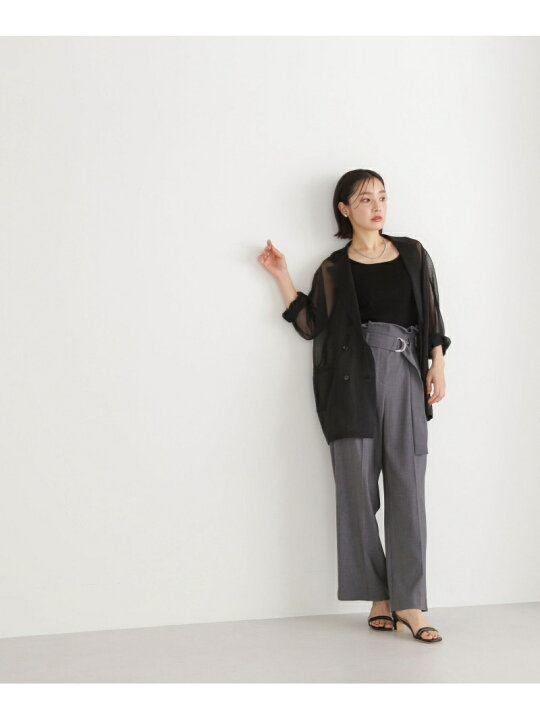 楽天市場】【SALE／60%OFF】ダブルニットジャケット&リブタンクセット 