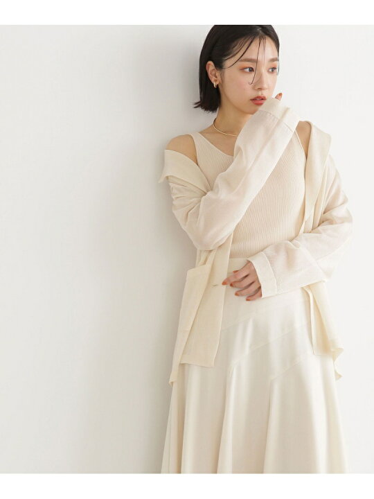 楽天市場】【SALE／60%OFF】ダブルニットジャケット&リブタンクセット 