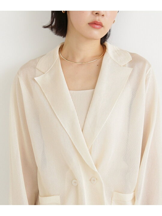 楽天市場】【SALE／60%OFF】ダブルニットジャケット&リブタンクセット 