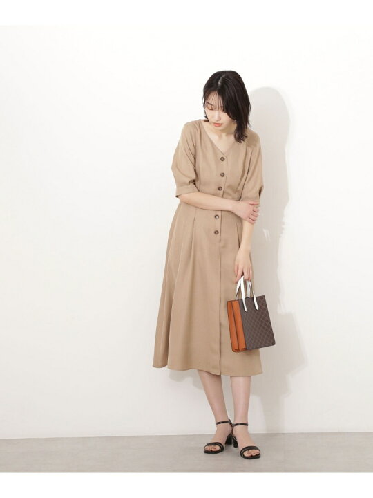 楽天市場】トレンチディテールワンピース NATURAL BEAUTY BASIC