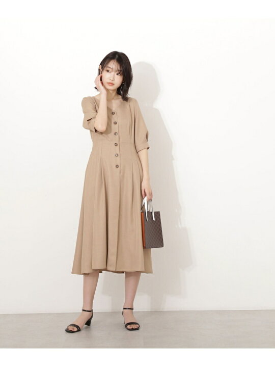 楽天市場】トレンチディテールワンピース NATURAL BEAUTY BASIC 